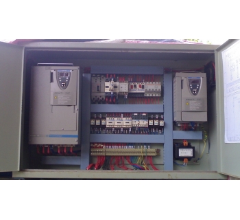 Tủ điều khiển đồng tốc hai palang